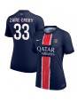 Paris Saint-Germain Warren Zaire-Emery #33 Replika Hemmakläder Dam 2024-25 Kortärmad